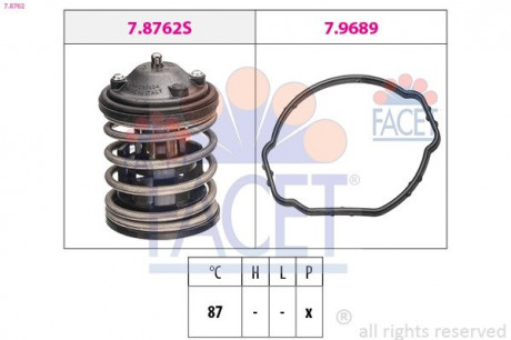 Термостат FACET 7.8762