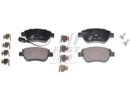 Тормозные колодки перед комплект Fiat Doblo 00-09, Fiorino 07-н.в, ALFA ROMEO MITO 08-18 FAST FT29124