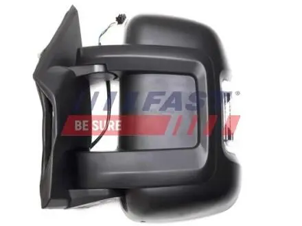 Зеркало левое меха с подогревом коротк.рычаг 3 пина Fiat Ducato 06-14, Ducato 14- FAST FT88260