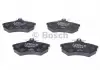 Колодки тормозные передние Geely CK / CK2 | Chery Eastar / Amulet / Elara / Tiggo BOSCH T11-3501080 (фото 1)