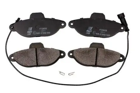 Колодки гальмівні передні FIAT FIORINO 07-, FIAT QUBO 08-, FIAT PANDA 03-12 FAST FT29005
