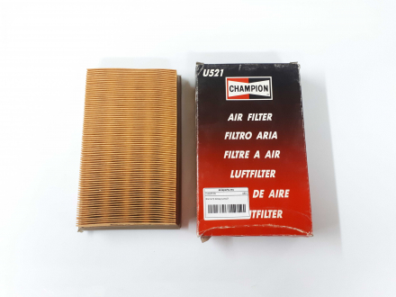 Фильтр воздушный FIAT 500 91-98, Panda 03-12, CINQUECENTO 91-99 0.9i CHAMPION U521