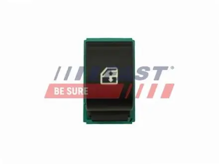 Кнопка стеклоподъемника левого переднего чёрная Fiat Doblo 00-09 FAST FT82206