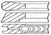 Кільця поршневі STD 1.9TD FIAT CROMA d = 82.6 2.5 * 2 * 4 GOETZE 08-783400-00 (фото 1)