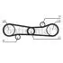 Ремень ГРМ 1.3 8V ar, 1.5 8V ar Alfa Romeo 33 83-95 Contitech CT654 (фото 1)
