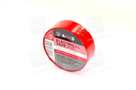 Изолента красная 19mm * 10 <AXXIS> AXXIS Польша ET-912 R