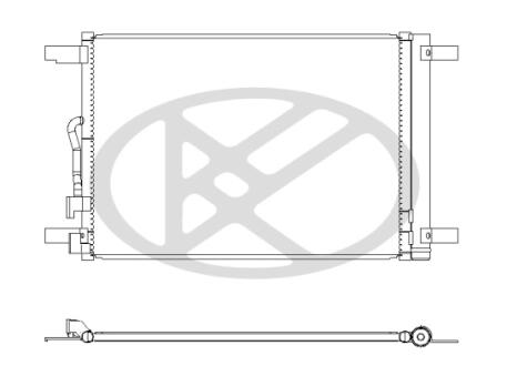 Радіатор кондиціонера KOYORAD CD450921