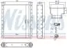 Радиатор обогреет салона NISSENS 72065 (фото 6)