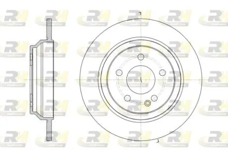 Тормозной диск ROADHOUSE 6161600 (фото 1)