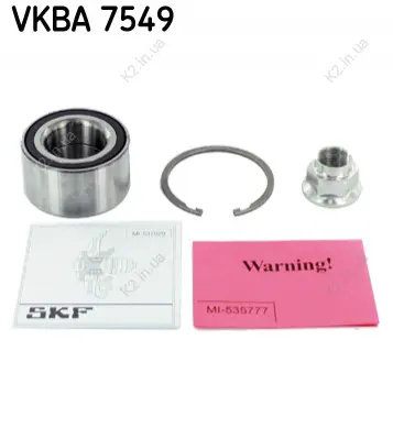 Підшипник колеса, комплект SKF VKBA7549 (фото 1)