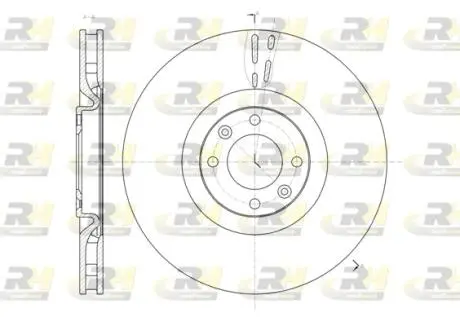 Гальмівний диск ROADHOUSE 6147010