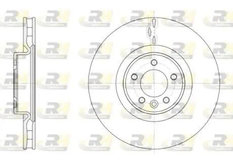 Тормозной диск ROADHOUSE 6161110 (фото 1)