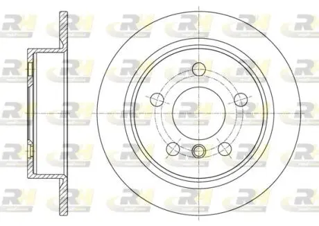 Тормозной диск ROADHOUSE 6161800