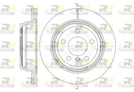 Тормозной диск ROADHOUSE 6145310