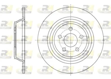 Фото 1 - тормозной диск ROADHOUSE 6160400 Тормозной диск ROADHOUSE 6160400 (фото 1)