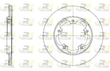 Гальмівний диск ROADHOUSE 6156700