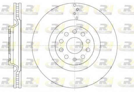 Гальмівний диск ROADHOUSE 6148510