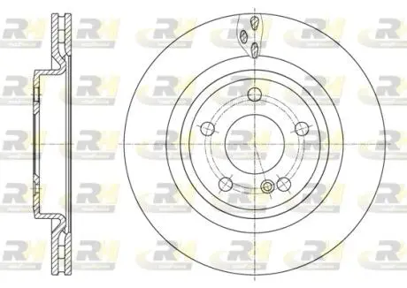 Тормозной диск ROADHOUSE 6163310 (фото 1)