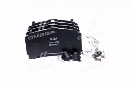 Колодка торм. диск. Medium (компл. На вісь) MERCEDES ACTROS MP3 / 4, KNORR SL7 RIDER RD 29244STD (фото 1)
