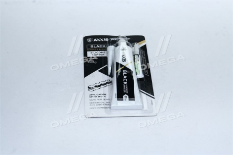 Герметик прокладок 85гр черный + клей в подарок AXXIS Польша VSB-013 (фото 1)