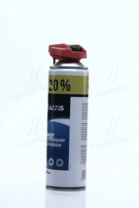 Мастило-спрей біла літієва (носик) +20 500ml <AXXIS> AXXIS Польша G-2014C-500 (фото 1)