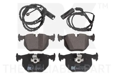 Комплект гальмівних колодок, дискові гальма NK 221518