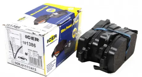 Колодки тормозные ICER 181386
