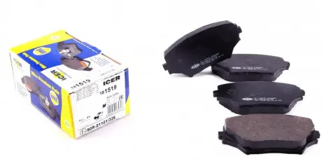 Гальмівні колодки ICER 181519