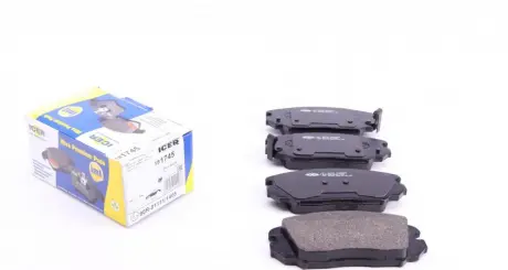 Гальмівні колодки ICER 181745