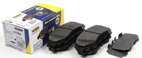 Гальмівні колодки ICER 181760