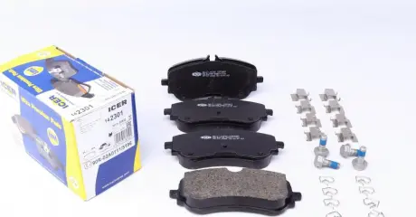 Гальмівні колодки ICER 142301