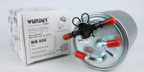 Фильтр топливный WUNDER FILTER WB 806