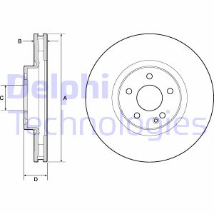 Тормозной диск Delphi BG9174C (фото 1)