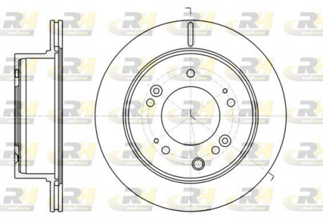Гальмівний диск ROADHOUSE 6130610