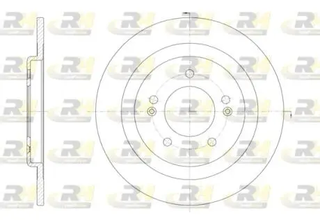 Гальмівний диск ROADHOUSE 6143800