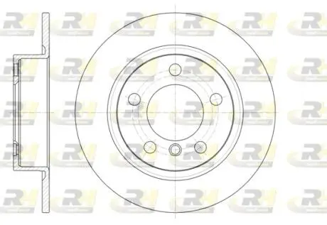 Тормозной диск ROADHOUSE 6144100