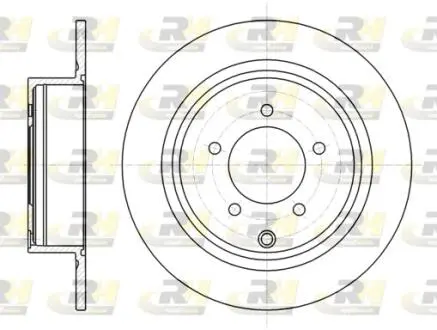 Гальмівний диск ROADHOUSE 6155400