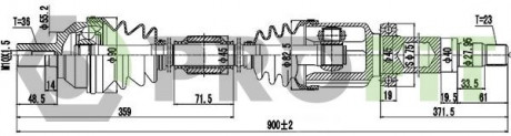Полуось PROFIT 2730-0885
