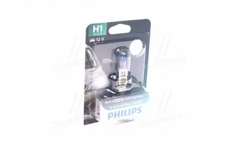 Автолампа X-tremeVision Pro150 H1 P14,5s 55 W прозрачно-голубая PHILIPS 12258XVPB1