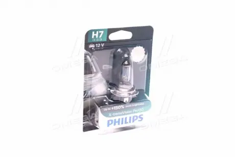 Автолампа X-tremeVision Pro150 H7 PX26d 55 W прозрачно-голубая PHILIPS 12972XVPB1