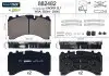 Колодки гальмівні WVA 29244/29245; 207,3x113,7x35 882482