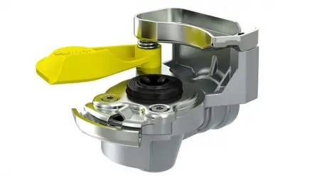 Головка соединительная тягач желтая M16x1.5 Wabco 9522002220 (фото 1)