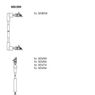 Провід запалювання BREMI 800/209