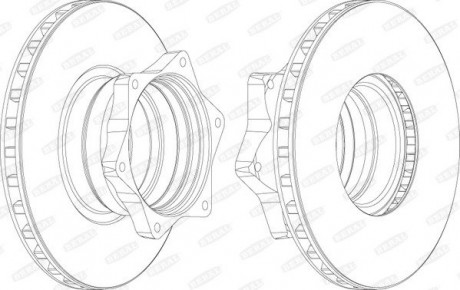 Тормозной диск BERAL BCR165A