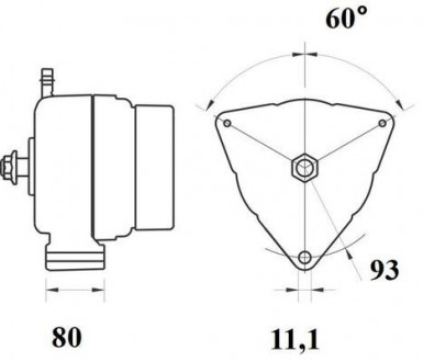 Генератор MAHLE KNECHT MG 795