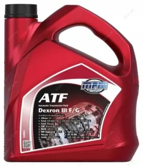 Трансмісійна рідина ATF Dexron III F / G / 4 л. / (Dexron III F / G) MPM 16004