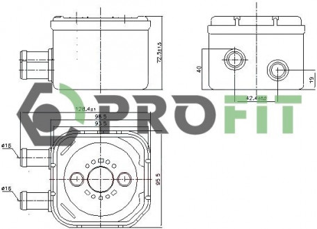 Радиатор масляный PROFIT 1745-0064