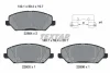 Тормозные колодки HYUNDAI / KIA i30 / Ceed / Xceed "F" 16 >> TEXTAR 2280401 (фото 2)