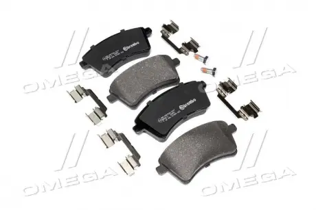 Комплект тормозных колодок с 4 шт. дисков BREMBO P68044