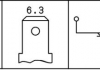 Датчик давления масла (0,3bar / 1 конт. / Чёрный) Kia Carens II / Lancer / Camry 1.0-3.5 82- HELLA 6ZF007392-001 (фото 2)